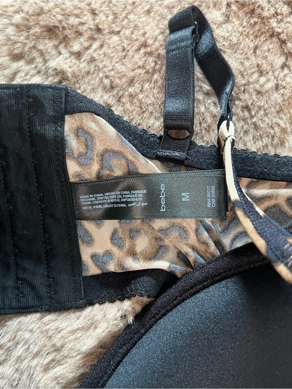 Bebe Leopard Bustier - Picture 3 of 3